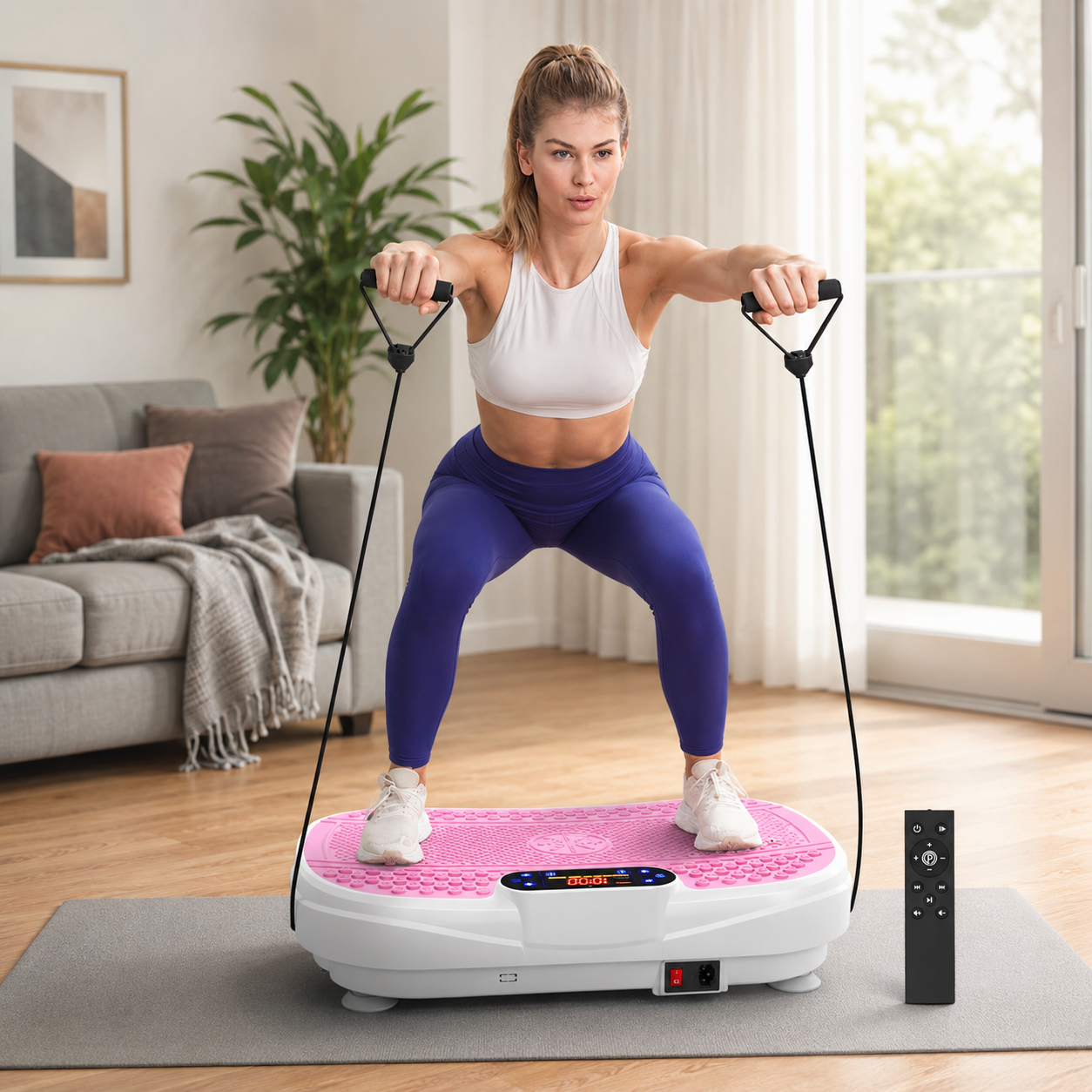 Vibration Plate Fitness Exercise Machine
